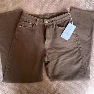 H&M Vintage Mom Jeans brown